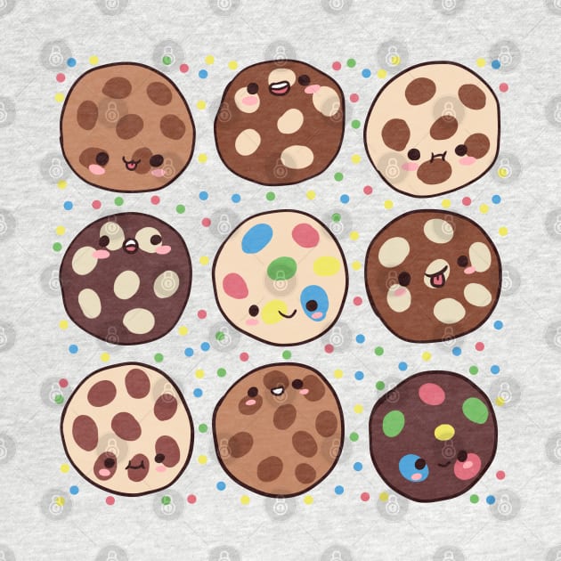 Cute Chocolate chips cookies by Yarafantasyart